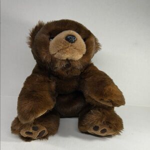 Ty Brown Plush Large 18” Bear Pillow